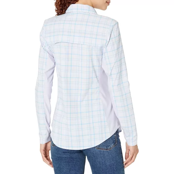 imageColumbia Womens Claudia Ridge Long Sleeve ShirtPurple TintOpen Field Plaid