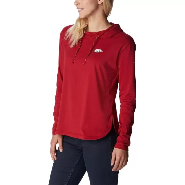 imageColumbia Womens Collegiate Sun Trek Hooded PulloverArk  Red Velvet