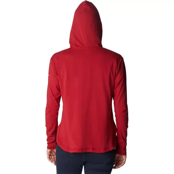 imageColumbia Womens Collegiate Sun Trek Hooded PulloverArk  Red Velvet