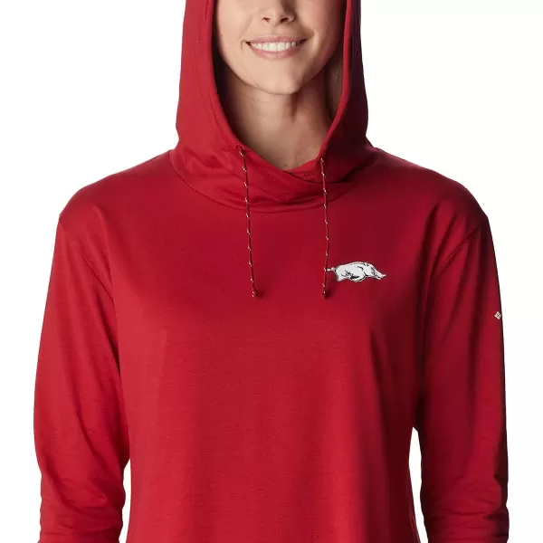 imageColumbia Womens Collegiate Sun Trek Hooded PulloverArk  Red Velvet
