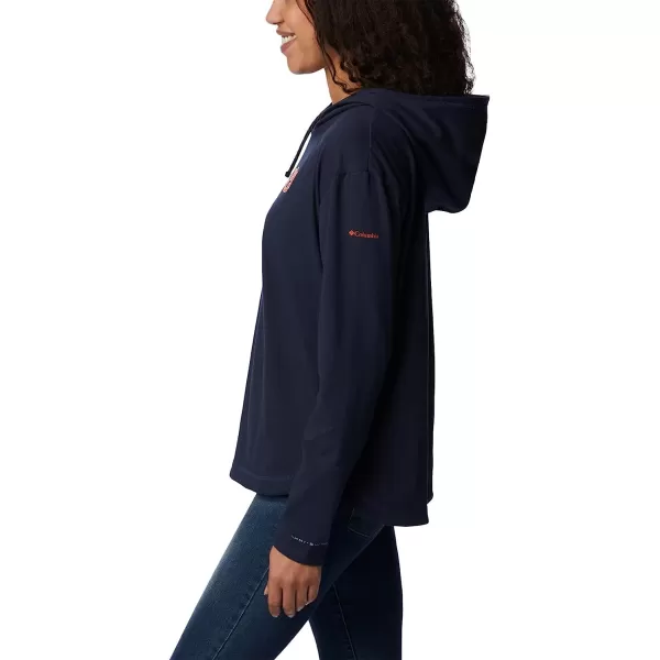 imageColumbia Womens Collegiate Sun Trek Hooded PulloverAub  Collegiate Navy