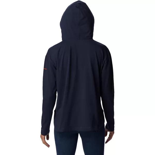 imageColumbia Womens Collegiate Sun Trek Hooded PulloverAub  Collegiate Navy