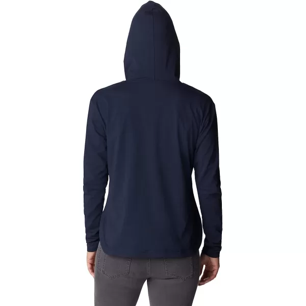 imageColumbia Womens Collegiate Sun Trek Hooded PulloverDc  Collegiate Navy