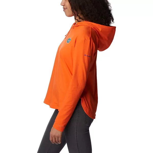 imageColumbia Womens Collegiate Sun Trek Hooded PulloverFla  Spark Orange