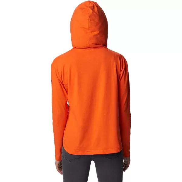 imageColumbia Womens Collegiate Sun Trek Hooded PulloverFla  Spark Orange