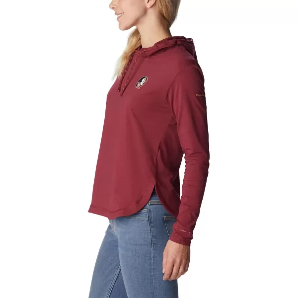 imageColumbia Womens Collegiate Sun Trek Hooded PulloverFsu  Cabernet