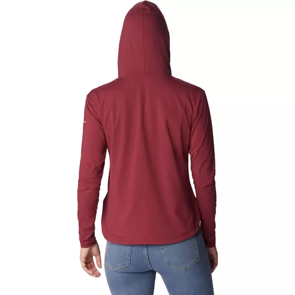 imageColumbia Womens Collegiate Sun Trek Hooded PulloverFsu  Cabernet
