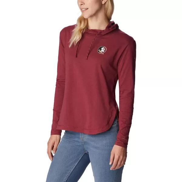 imageColumbia Womens Collegiate Sun Trek Hooded PulloverFsu  Cabernet
