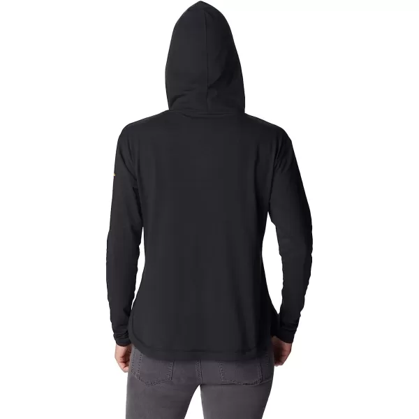 imageColumbia Womens Collegiate Sun Trek Hooded PulloverIw  Black