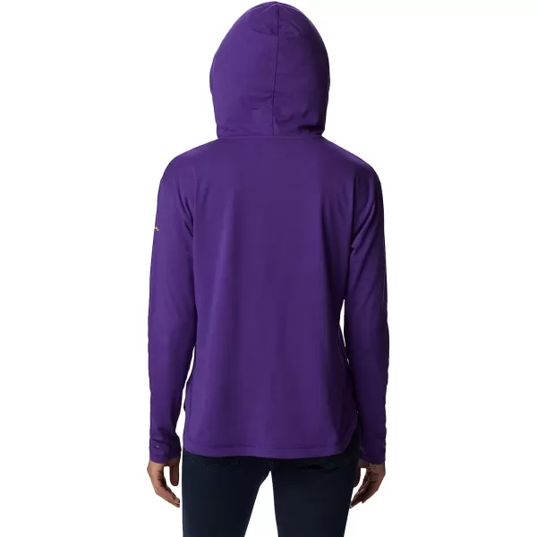 imageColumbia Womens Collegiate Sun Trek Hooded PulloverLsu  Vivid Purple