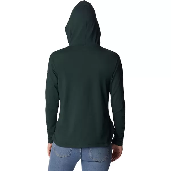 imageColumbia Womens Collegiate Sun Trek Hooded PulloverMs  Spruce