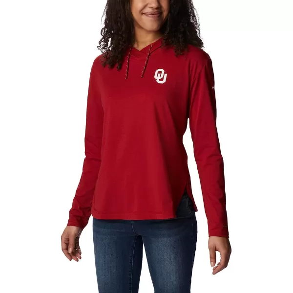 imageColumbia Womens Collegiate Sun Trek Hooded PulloverOk  Red Velvet