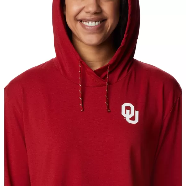 imageColumbia Womens Collegiate Sun Trek Hooded PulloverOk  Red Velvet