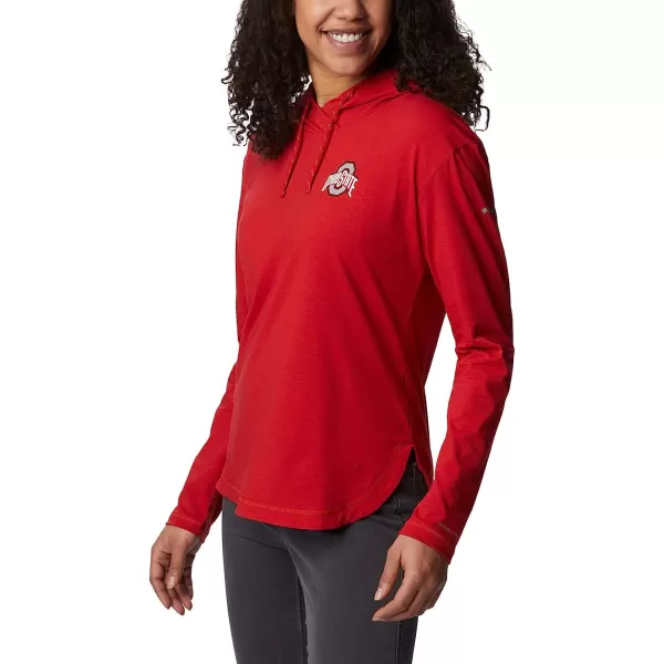 imageColumbia Womens Collegiate Sun Trek Hooded PulloverOs  Intense Red