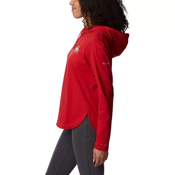 imageColumbia Womens Collegiate Sun Trek Hooded PulloverOs  Intense Red