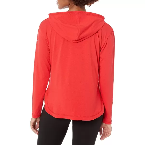 imageColumbia Womens Collegiate Sun Trek Hooded PulloverUga  Bright Red