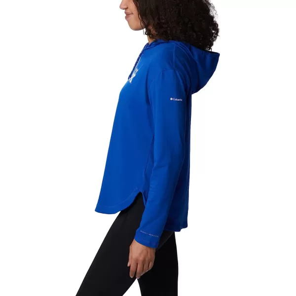 imageColumbia Womens Collegiate Sun Trek Hooded PulloverUk  Azul