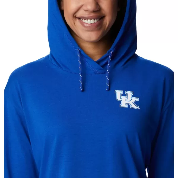 imageColumbia Womens Collegiate Sun Trek Hooded PulloverUk  Azul