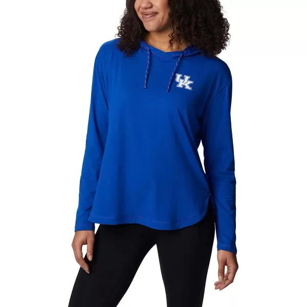 imageColumbia Womens Collegiate Sun Trek Hooded PulloverUk  Azul