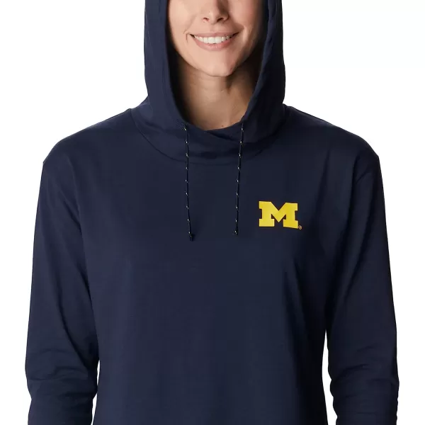 imageColumbia Womens Collegiate Sun Trek Hooded PulloverUm  Collegiate Navy