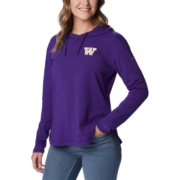 imageColumbia Womens Collegiate Sun Trek Hooded PulloverUw  Uw Purple