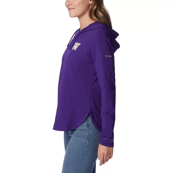 imageColumbia Womens Collegiate Sun Trek Hooded PulloverUw  Uw Purple