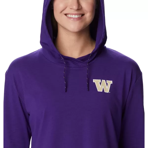 imageColumbia Womens Collegiate Sun Trek Hooded PulloverUw  Uw Purple