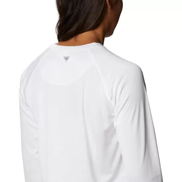 imageColumbia Womens Collegiate Tidal Tee Ls ShirtAlabama Crimson Tide Ala  WhiteRed Velvet