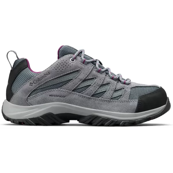 imageColumbia Womens Crestwood Waterproof Hiking ShoeGraphite Wild Iris