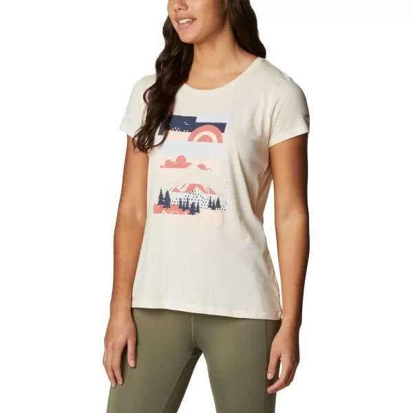 imageColumbia Womens Daisy Days Short Sleeve Graphic TeeChalkScenic Collage