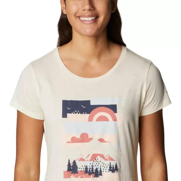 imageColumbia Womens Daisy Days Short Sleeve Graphic TeeChalkScenic Collage