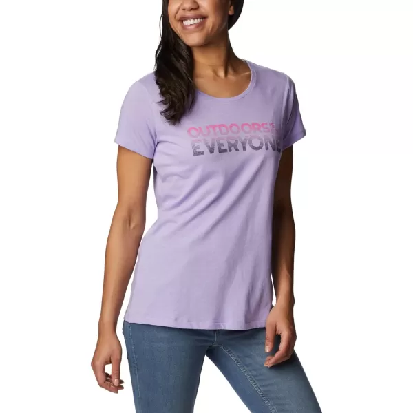 imageColumbia Womens Daisy Days Short Sleeve Graphic TeeFrosted Purple HeatherBe Outdoors Graphic