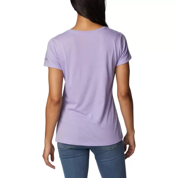 imageColumbia Womens Daisy Days Short Sleeve Graphic TeeFrosted Purple HeatherBe Outdoors Graphic