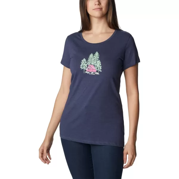 imageColumbia Womens Daisy Days Short Sleeve Graphic TeeNocturnal HeatherBest Site Graphic