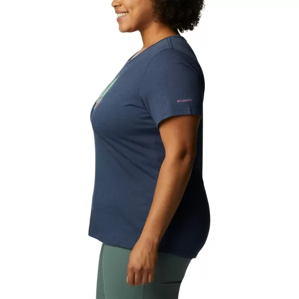 imageColumbia Womens Daisy Days Short Sleeve Graphic TeeNocturnal HeatherBest Site Graphic