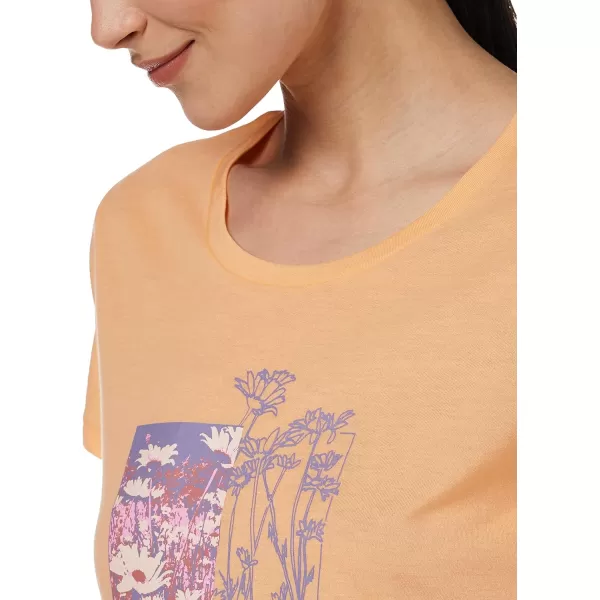 imageColumbia Womens Daisy Days Short Sleeve Graphic TeePeach HeatherFind Your Wild Graphic