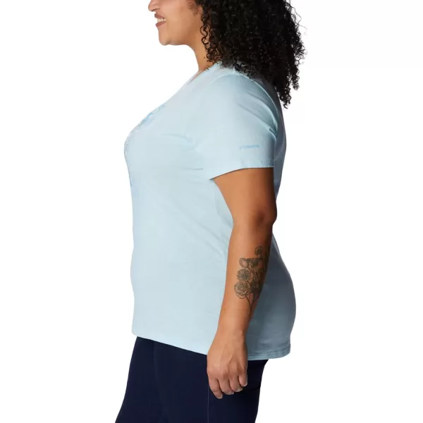 imageColumbia Womens Daisy Days Short Sleeve Graphic TeeSpring Blue HeatherFind Your Wild Graphic
