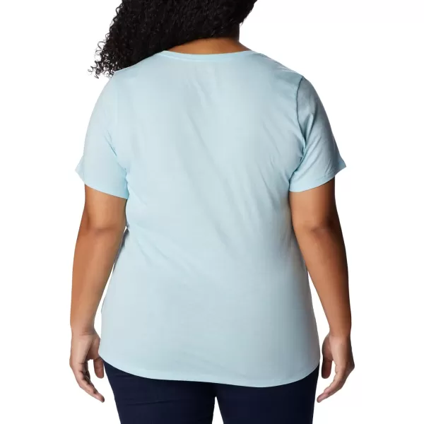 imageColumbia Womens Daisy Days Short Sleeve Graphic TeeSpring Blue HeatherFind Your Wild Graphic