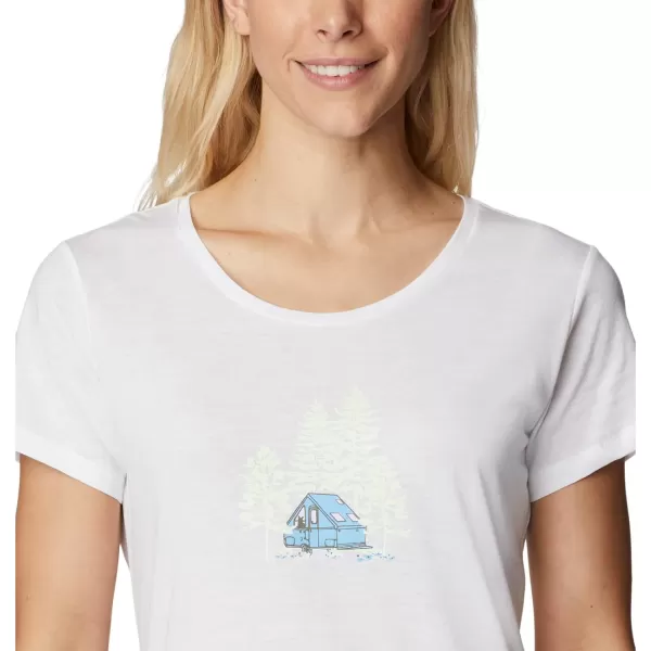 imageColumbia Womens Daisy Days Short Sleeve Graphic TeeWhiteBest Site Graphic