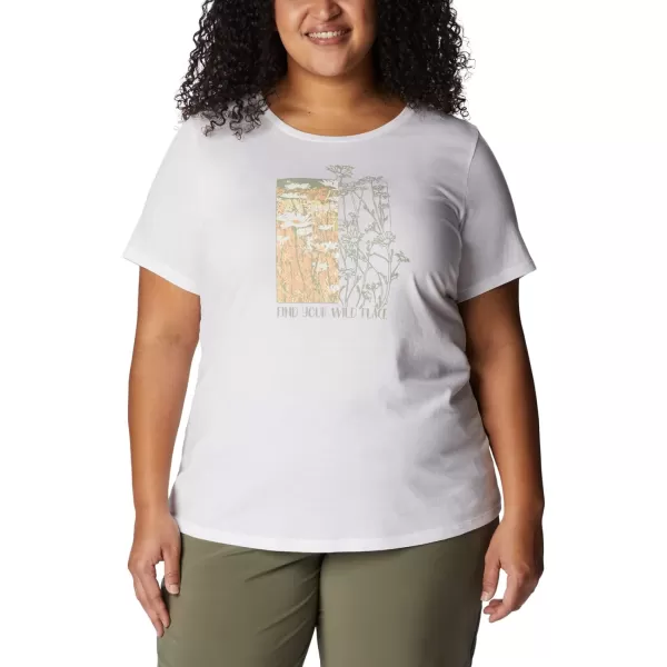 imageColumbia Womens Daisy Days Short Sleeve Graphic TeeWhiteFind Your Wild Graphic