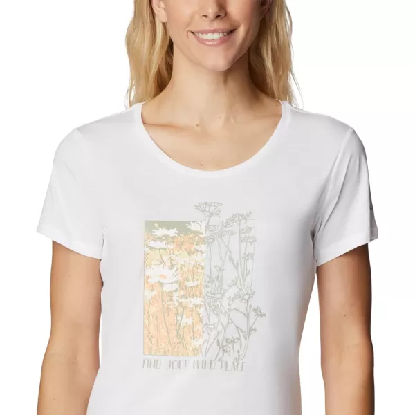 imageColumbia Womens Daisy Days Short Sleeve Graphic TeeWhiteFind Your Wild Graphic