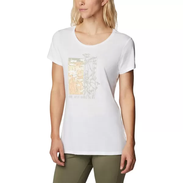 imageColumbia Womens Daisy Days Short Sleeve Graphic TeeWhiteFind Your Wild Graphic