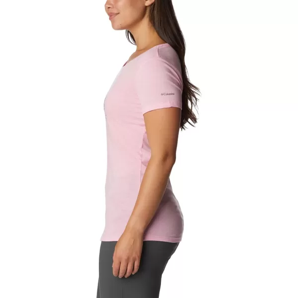 imageColumbia Womens Daisy Days Short Sleeve Graphic TeeWild Rose HeatherBest Site Graphic