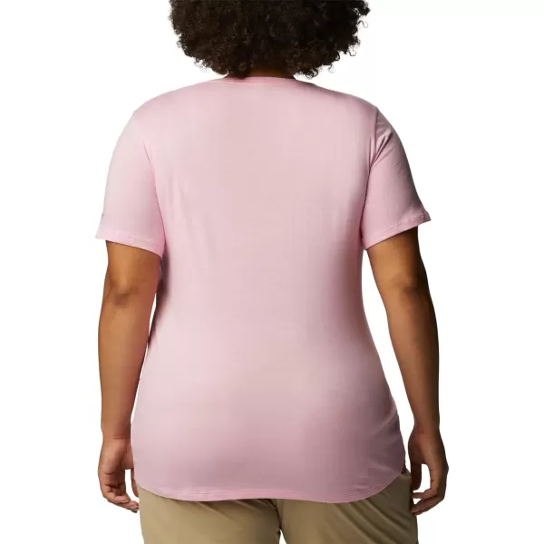 imageColumbia Womens Daisy Days Short Sleeve Graphic TeeWild Rose HeatherBest Site Graphic