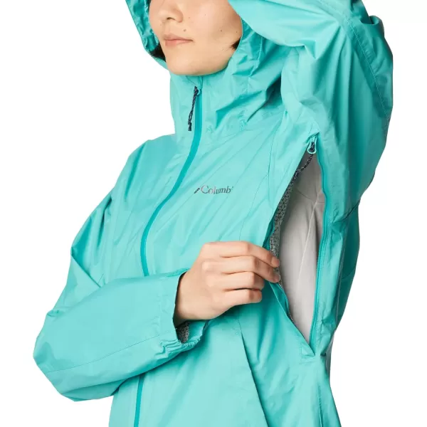 imageColumbia Womens EvaPOURation JacketBright Aqua