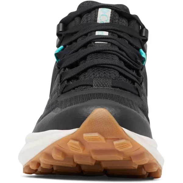 imageColumbia Womens Facet 75 Mid Outdry Hiking ShoeBlackBright Aqua
