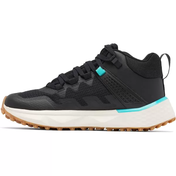 imageColumbia Womens Facet 75 Mid Outdry Hiking ShoeBlackBright Aqua