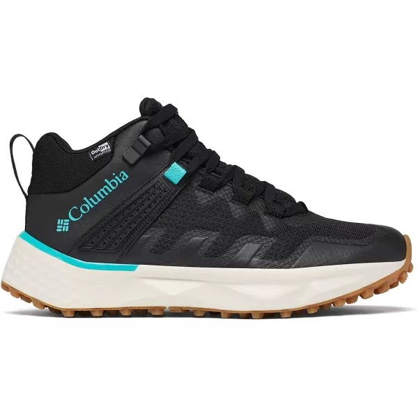 imageColumbia Womens Facet 75 Mid Outdry Hiking ShoeBlackBright Aqua