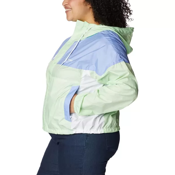 imageColumbia Womens Flash Challenger Cropped WindbreakerKey WestSerenityWhite