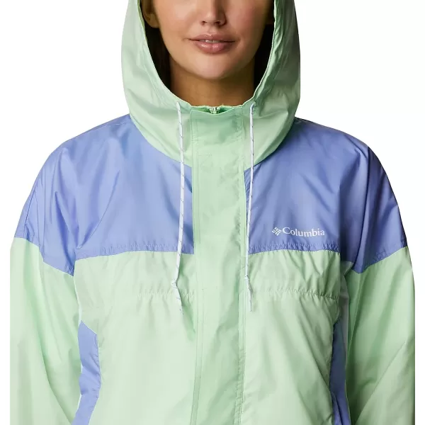 imageColumbia Womens Flash Challenger Cropped WindbreakerKey WestSerenityWhite